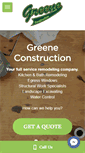 Mobile Screenshot of greeneconstructioninc.com